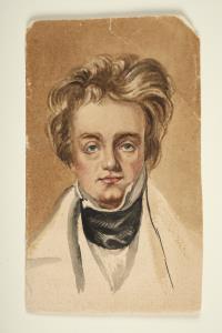 Portrait of Charles Bray  verso: Charles C. Hennell
